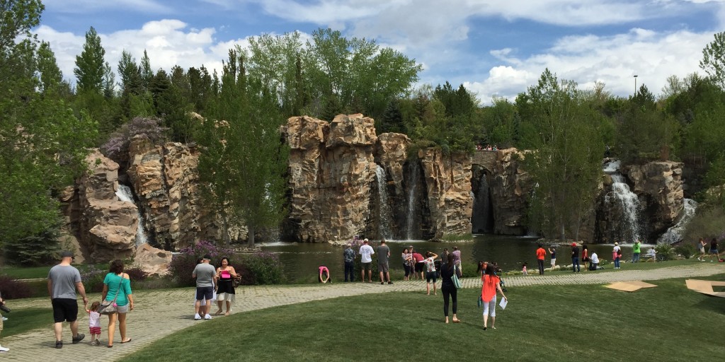 The largest man-made waterfall in the United States.